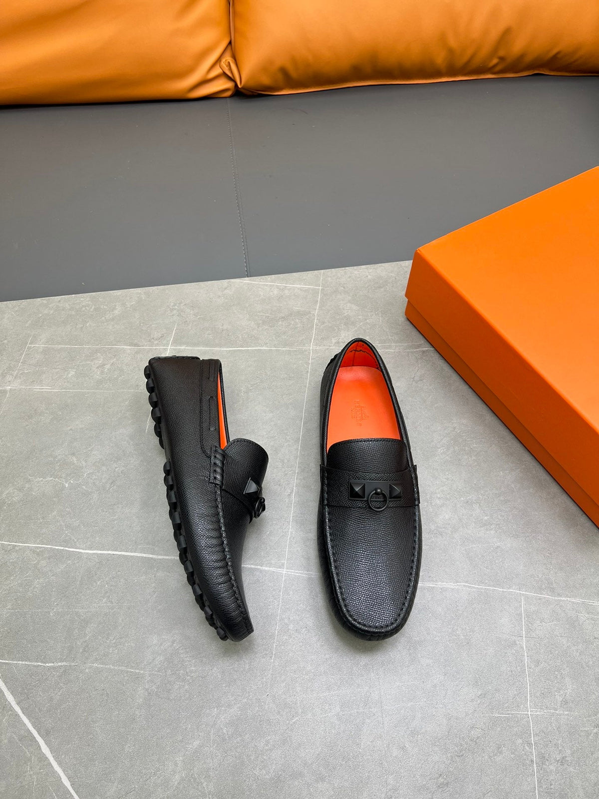 HM IRVING LOAFER BLACK CALFSKIN