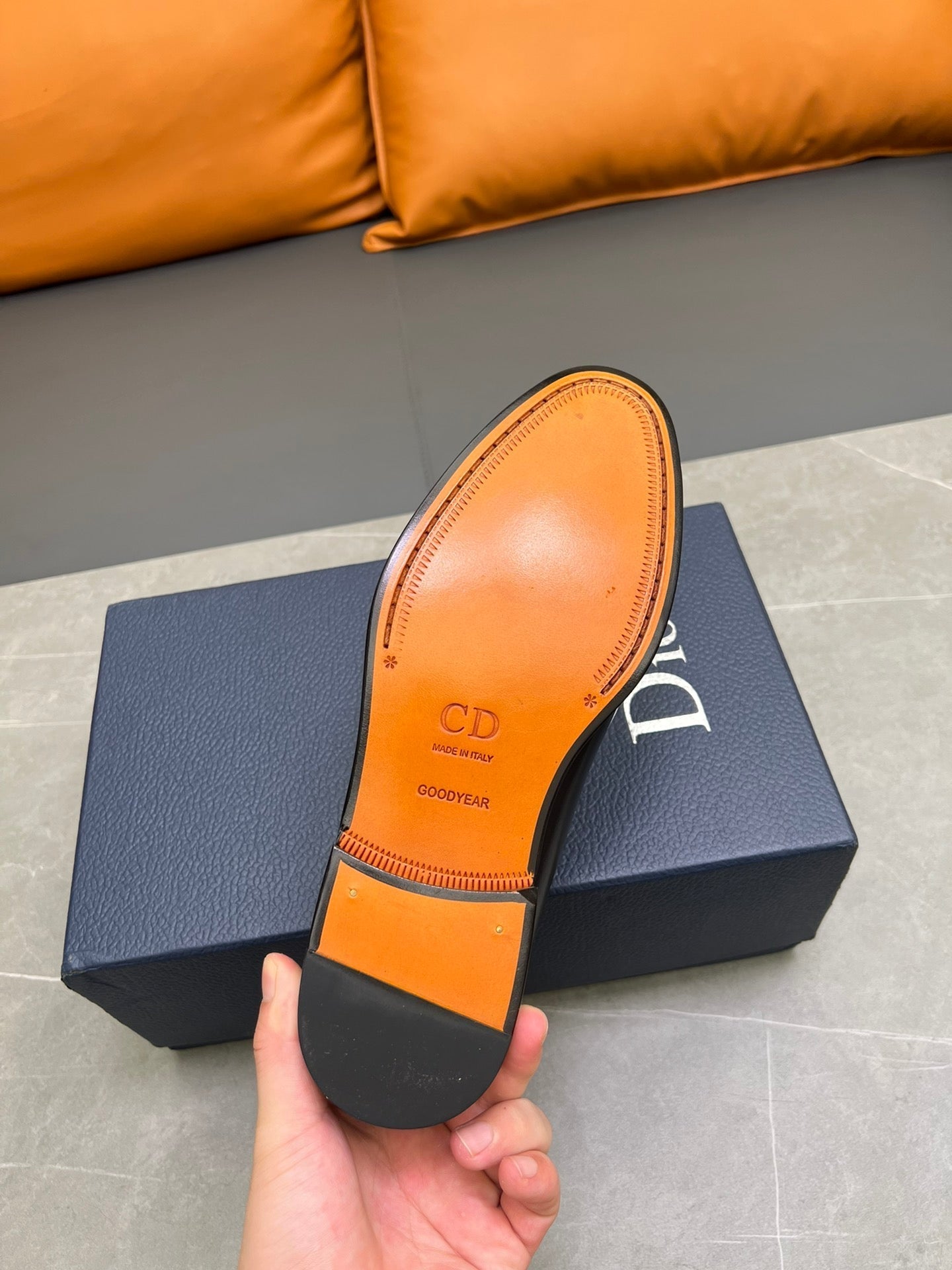 CD GRANVILLE LOAFER BLACK POLISHED CALFSKIN
