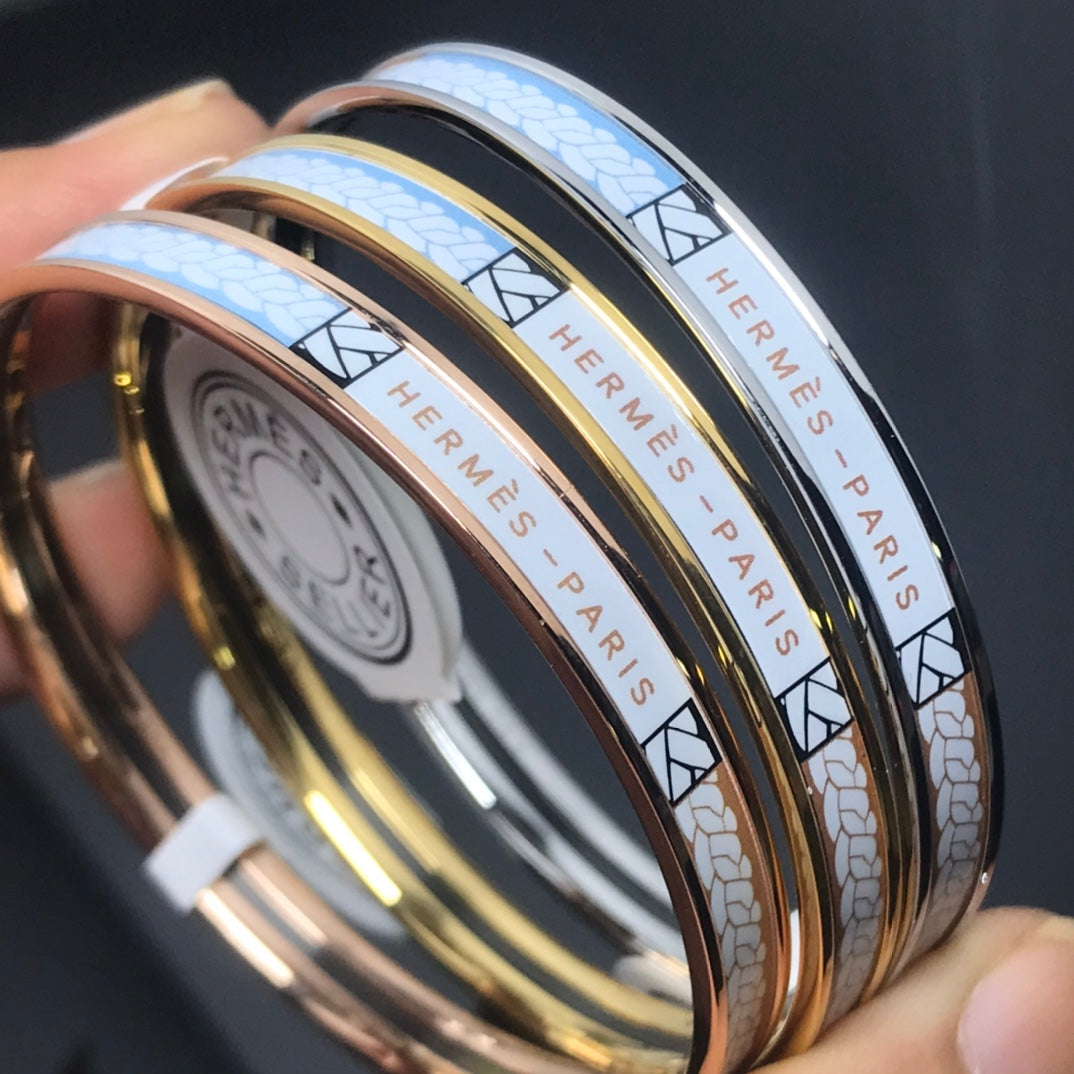 H Uni Bangle White Bracelet