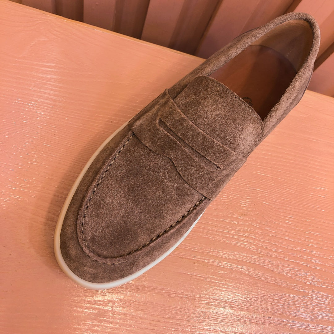 LP RETRO SUMMER WALK LOAFERS CARAMEL SUEDE