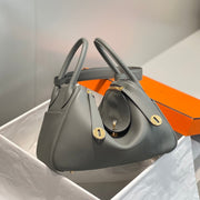 HM LINDY 30 BAG GRAY TAURILLON CLEMENCE LEATHER