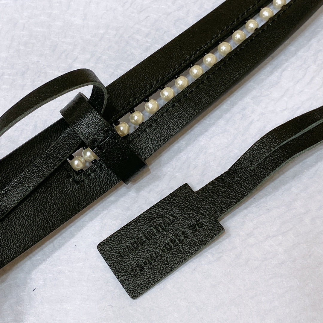 Dior 2026 Montaigne CD Belt 3.0cm Smooth Calfskin