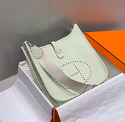 Evelyne 29cm Glacial Green Togo Silver Hardware