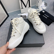 CC Sneaker Boots In White Calfskin  148775