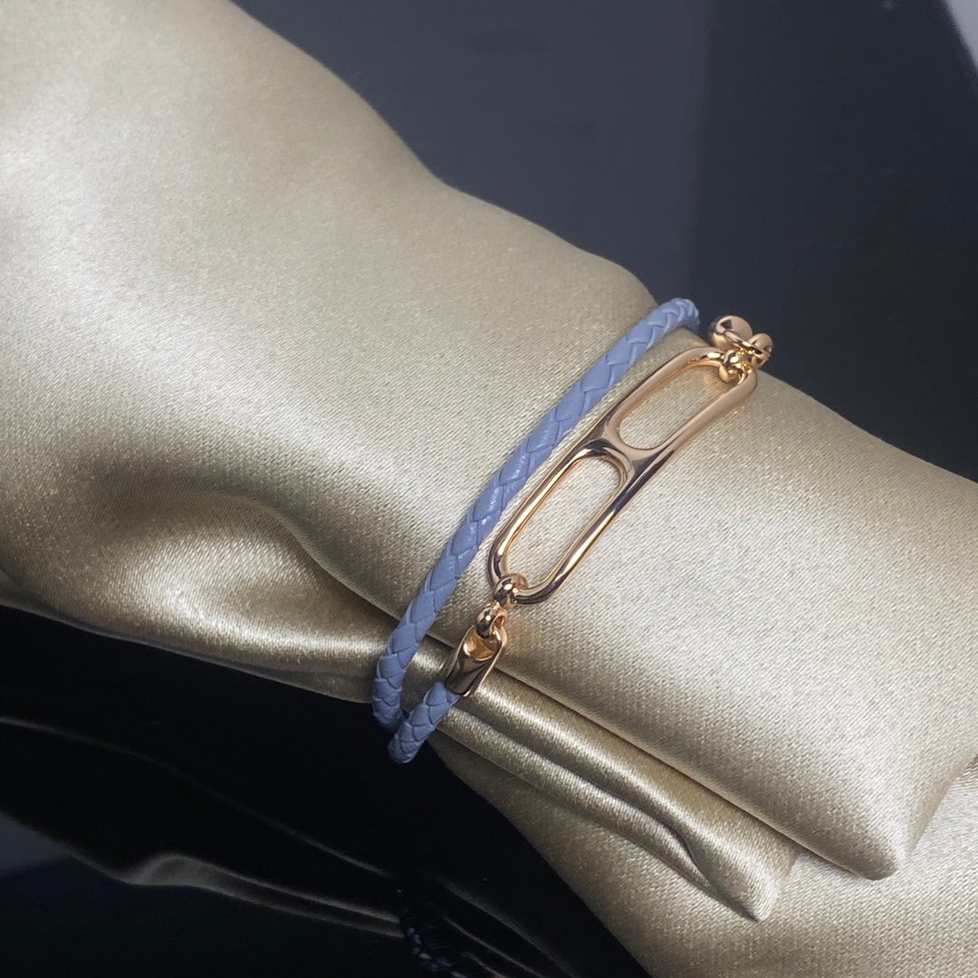 Hermes Pig Nose Light Lavender Bracelet