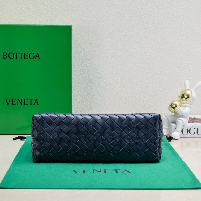 Bottega Veneta 2026 Andiamo Bag 25cm Dark Blue Lambskin