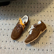 miu sneaker balance 530 dark brown suede