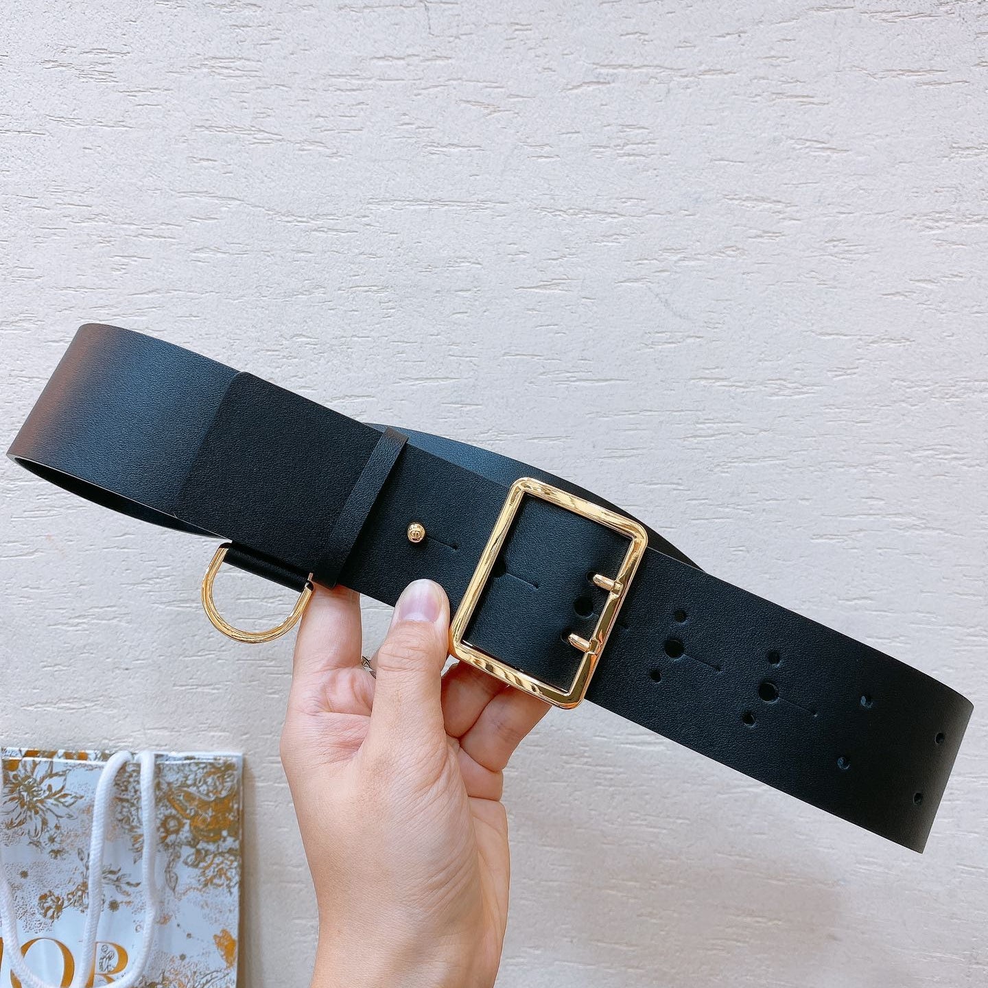 Dior 2026 Punk Belt 50mm Calfskin