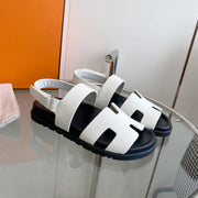 Genius Sandal White Leather