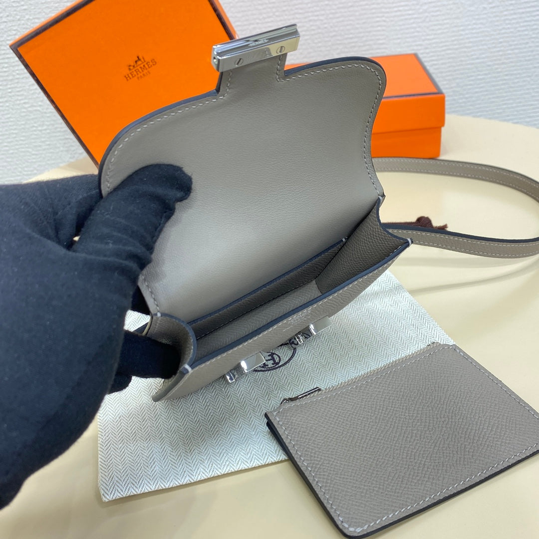 High-end Hermes 2026 Constance Bag 12.5cm Epsom Leather 2