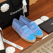 cc espadrilles purple blue suede