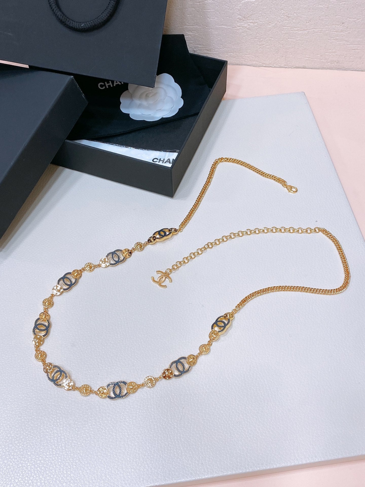 Chanel 2026 CC Medallion Chain Belt Gold