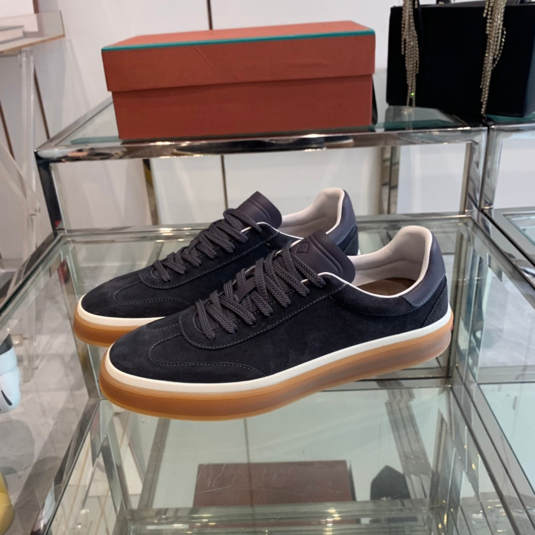 LP TENNIS WALK SNEAKERS CHARCOAL SUEDE