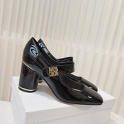 Miss Dior Pump 85mm In Glossy Black Cowhide 111359