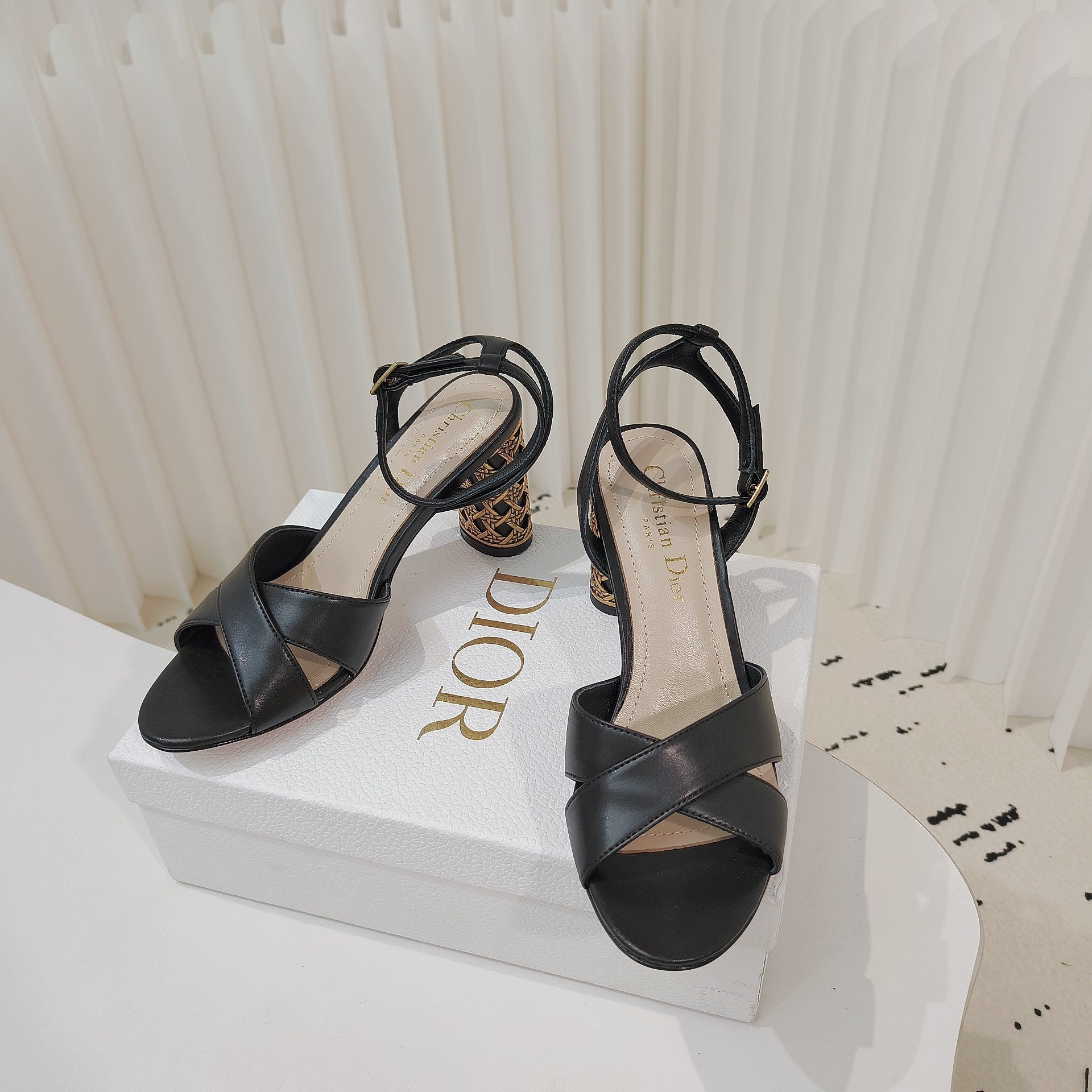 Dior 2026 Granville Heeled Sandal Lambskin 927498