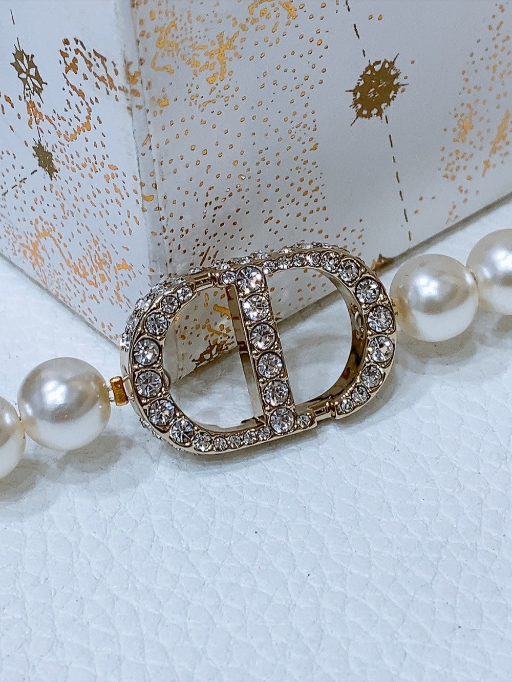 Dior 2026 Montaigne Pearls Belt 18mm 184997