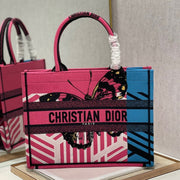 CD Colorful Butterfly Book Tote 36cm Bag Canvas 336531