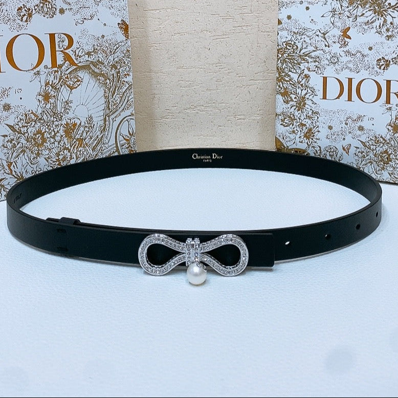 Dior 2026 Le Nœud de Dior Belt 1.8cm Calfskin