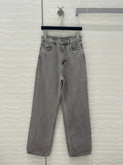 CD Straight Jeans Gray cotton