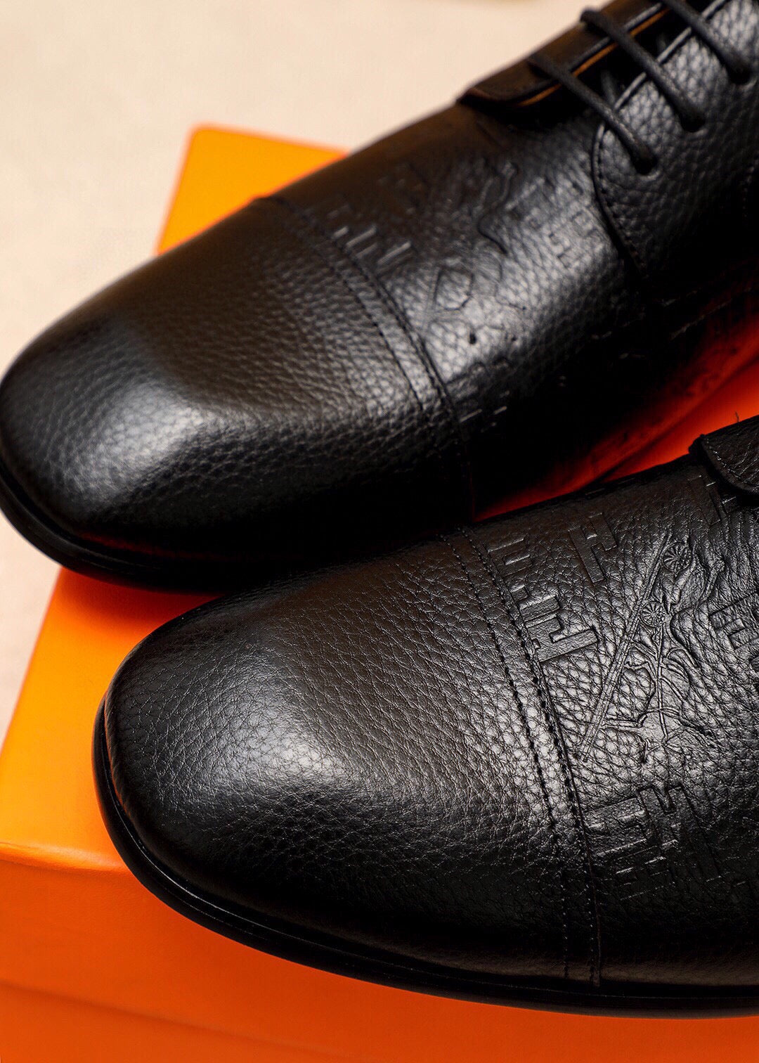 HM Men's Loafer Black Cowhide 616503