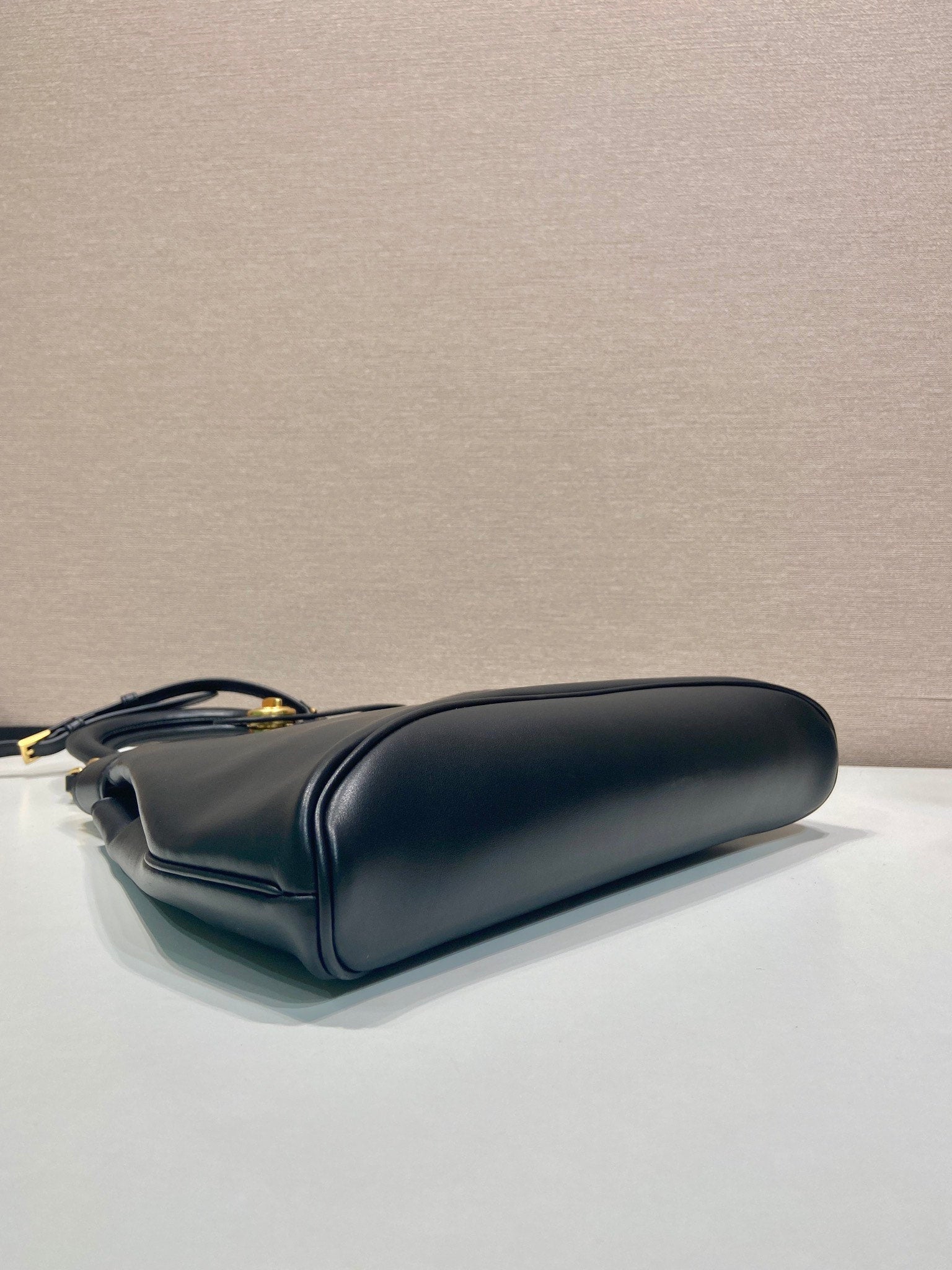 Prada 2026 Etude Tote Bag 31cm Black Calfskin 345464