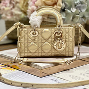 CD Lady D-Joy 16 Gold Lambskin 336621