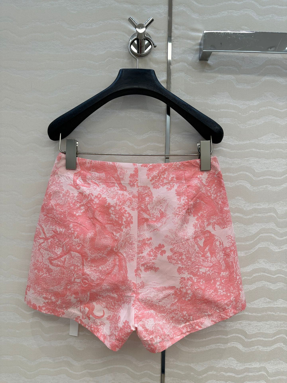 CD 25 Forest Floral Print Skirt Pants Pink Polyester