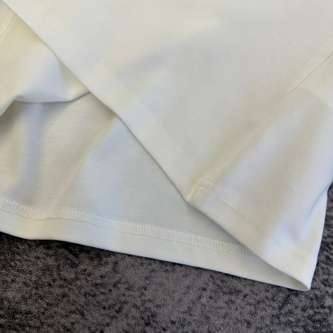 Celine 2026 T-Shirt Brown Black White Gray Cotton 359304