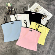 Miumiu 2026 Vest White Black Yellow Pink Blue Cotton 359310
