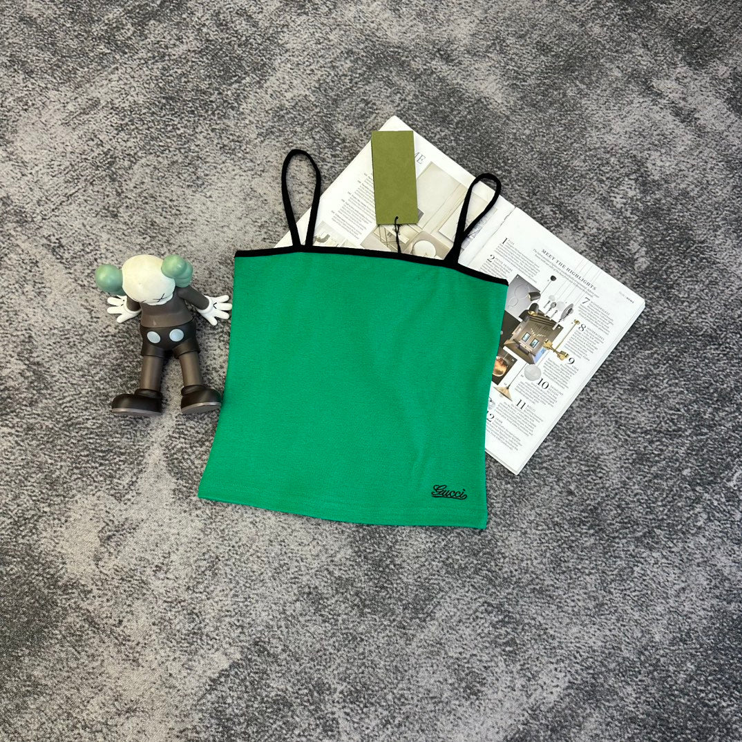 Gucci 2026 Vest White Black Green Red Brown Cotton 359313