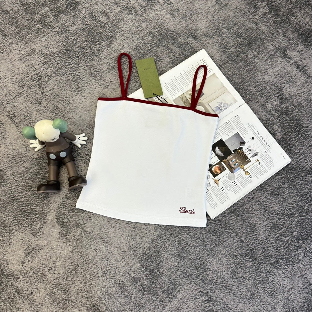 Gucci 2026 Vest White Black Green Red Brown Cotton 359313