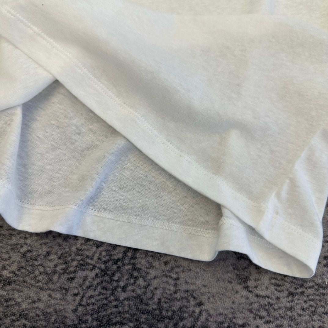 Dior 2026 T-shirt White Black Cotton 359215