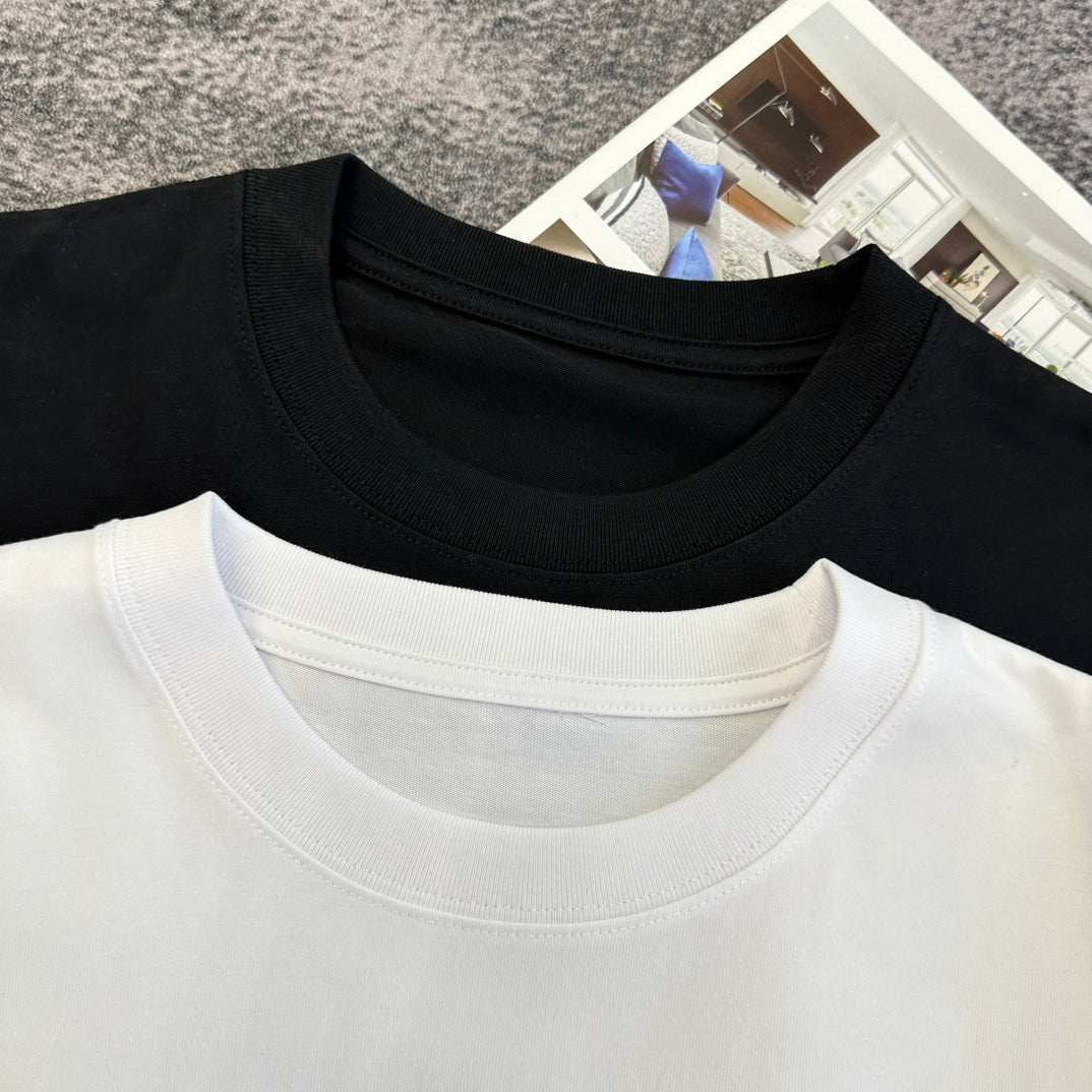 Dior 2026 T-shirt White Black Cotton 359219