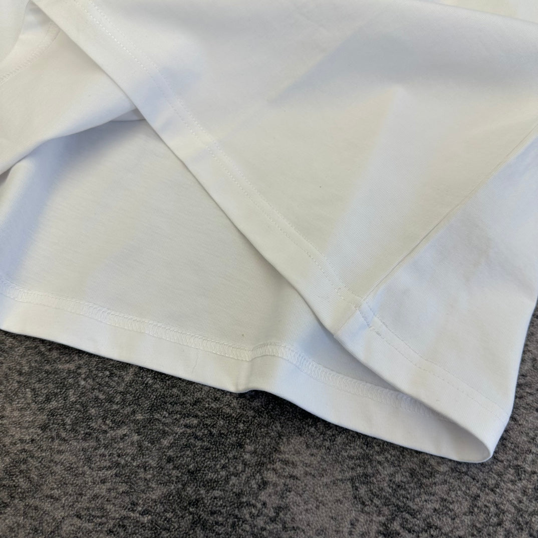 Dior 2026 T-shirt White Black Cotton 359219