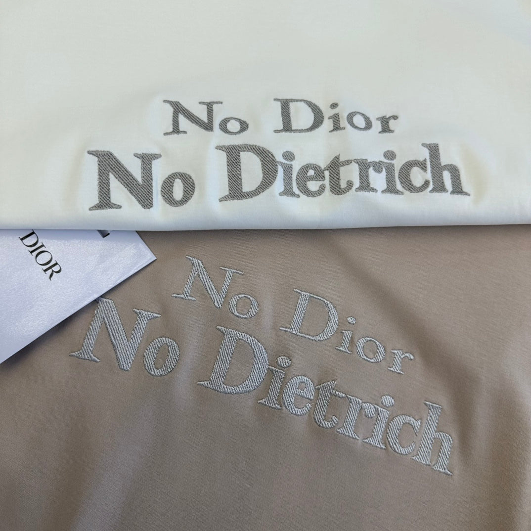 Dior 2026 T-shirt White Apricot Cotton 359224
