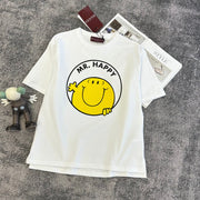 Gucci 2026 "Mr Happy" T-shirt White Yellow Cotton 359229