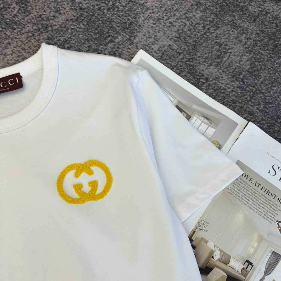 Gucci 2026 T-shirt White Purple Yellow Cotton 359259