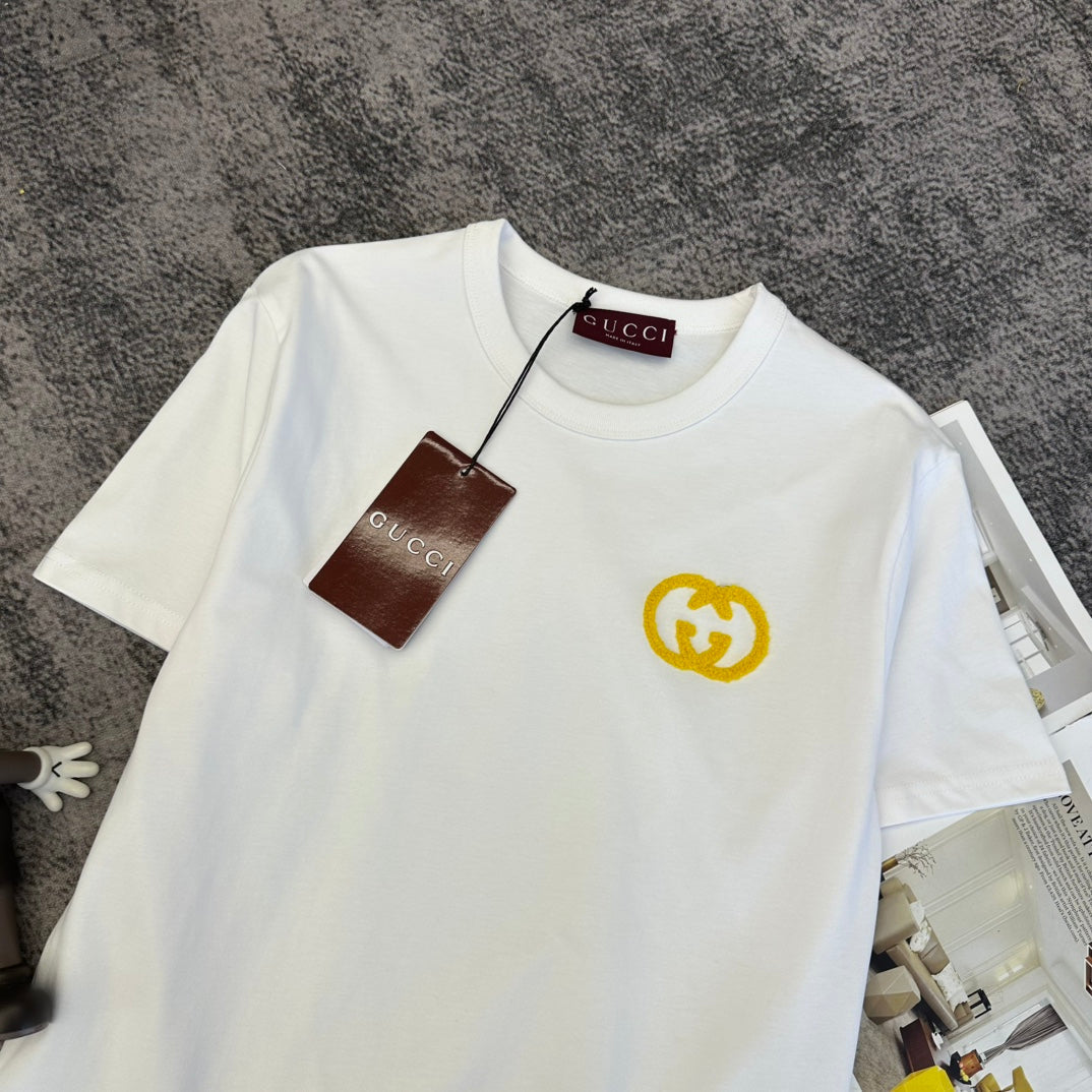 Gucci 2026 T-shirt White Purple Yellow Cotton 359259