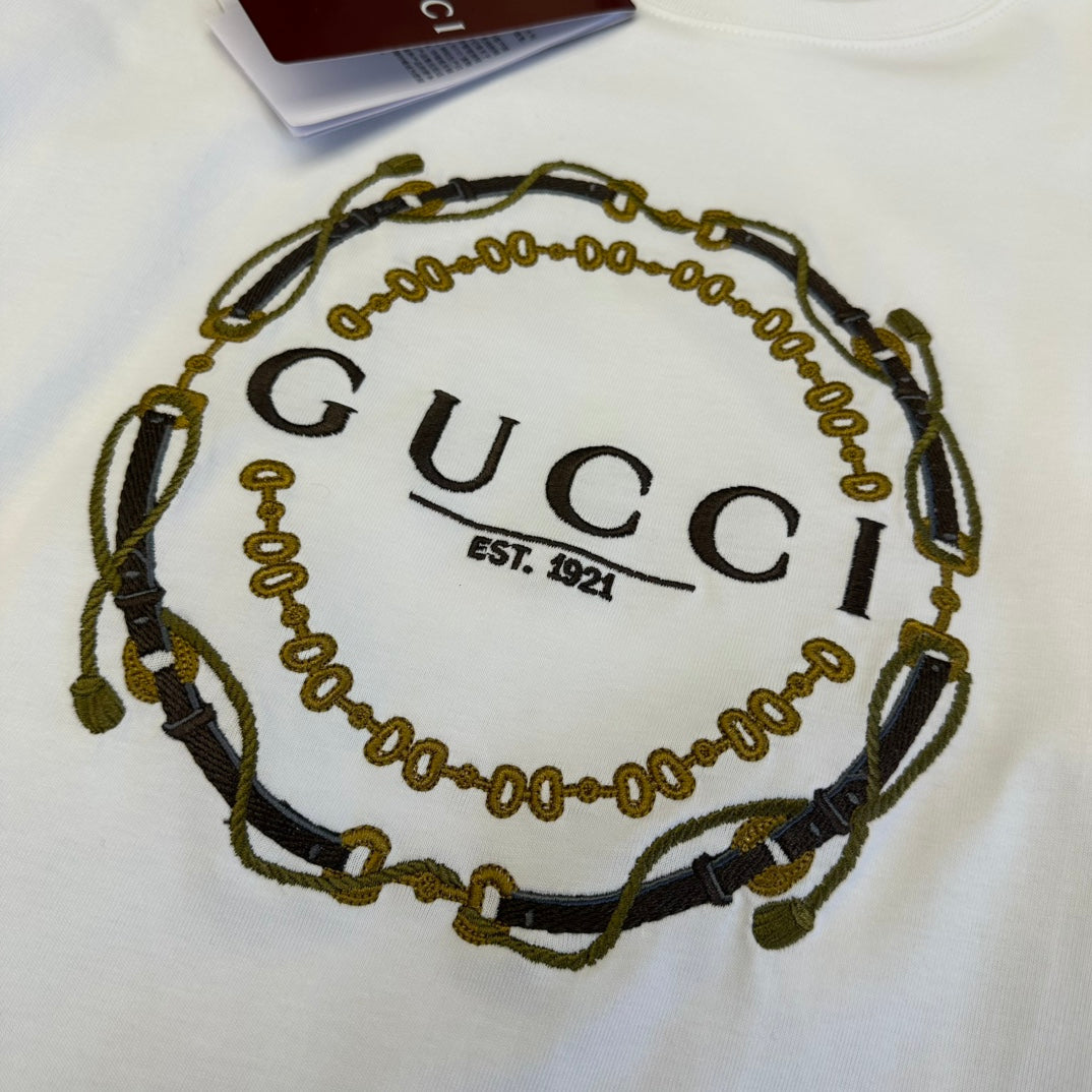 Gucci 2026 T-shirt White Cotton 359279