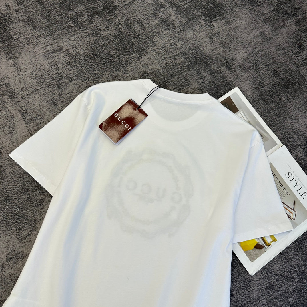 Gucci 2026 T-shirt White Cotton 359279