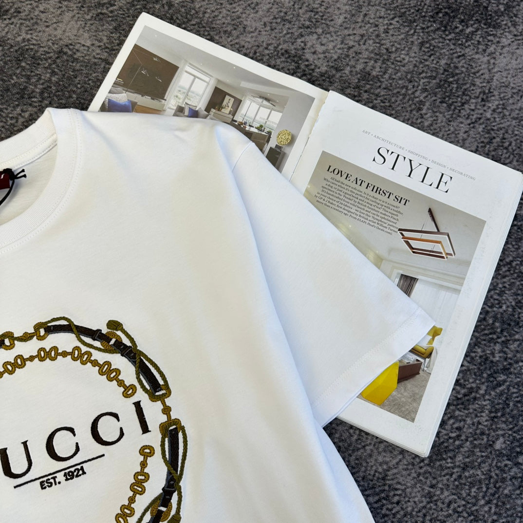 Gucci 2026 T-shirt White Cotton 359279