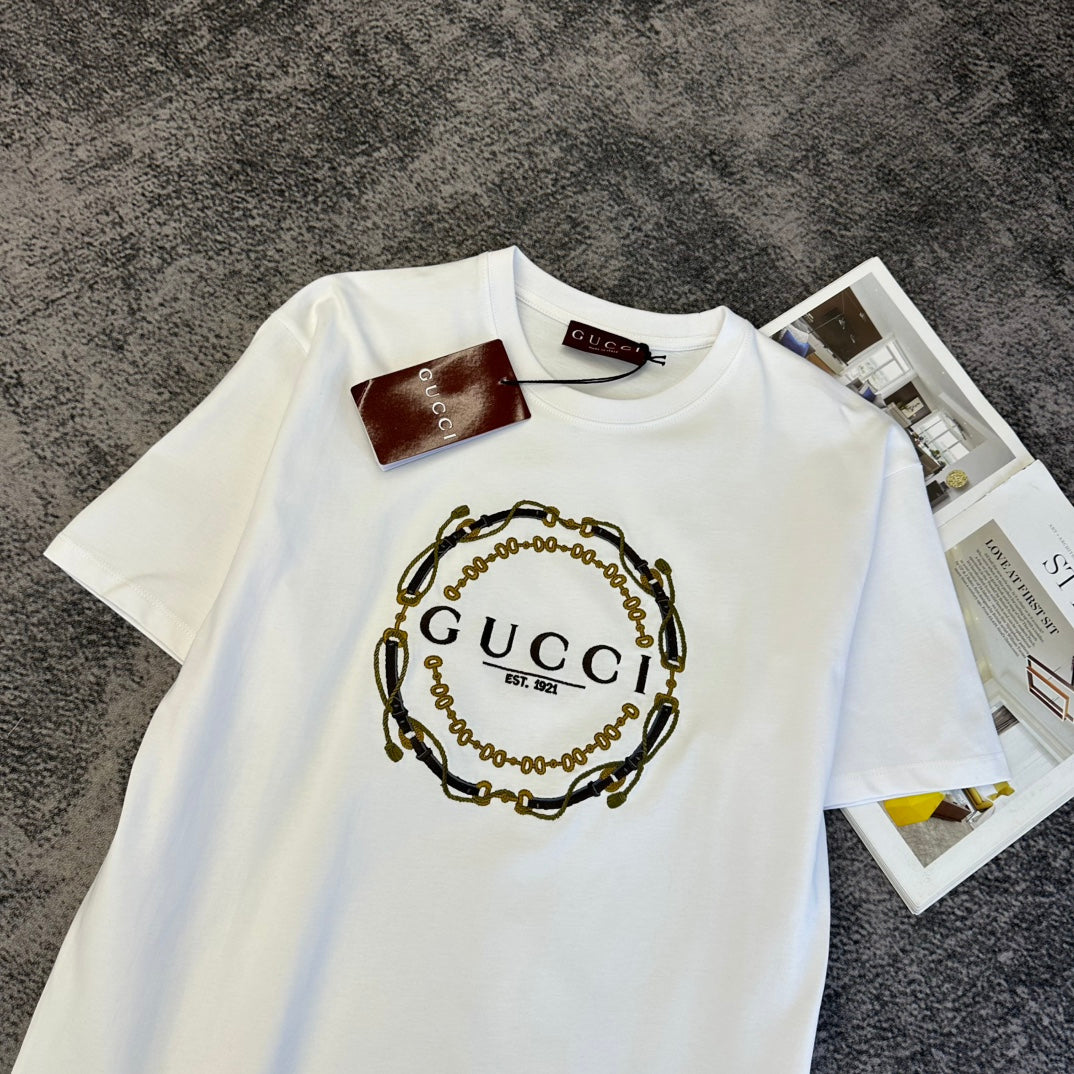 Gucci 2026 T-shirt White Cotton 359279