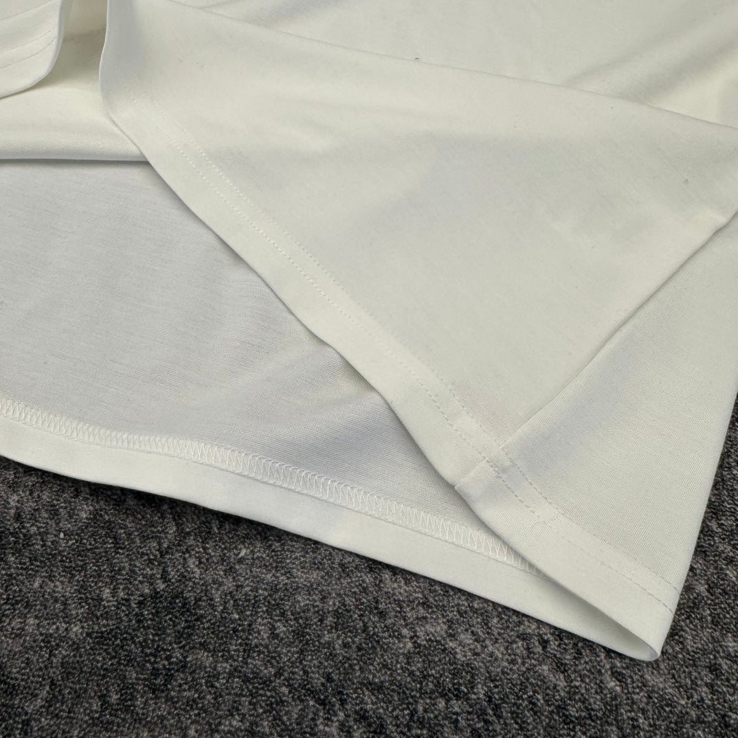 Chanel 2026 T-shirt White Black Yellow Blue Cotton 359098