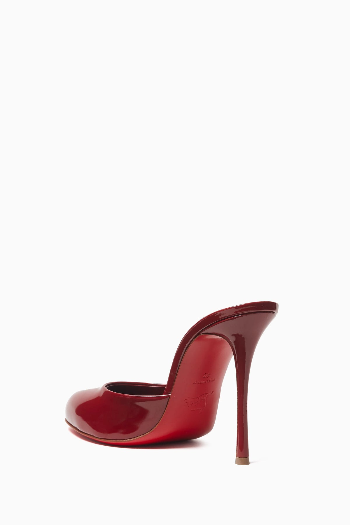 Christian Louboutin 2026 Dolly Mule 100mm Patent Leather