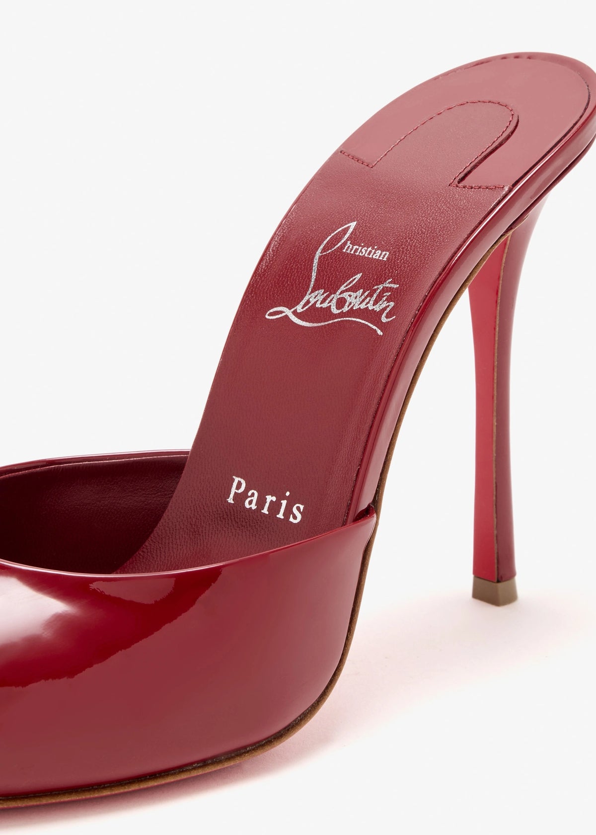 Christian Louboutin 2026 Dolly Mule 100mm Patent Leather