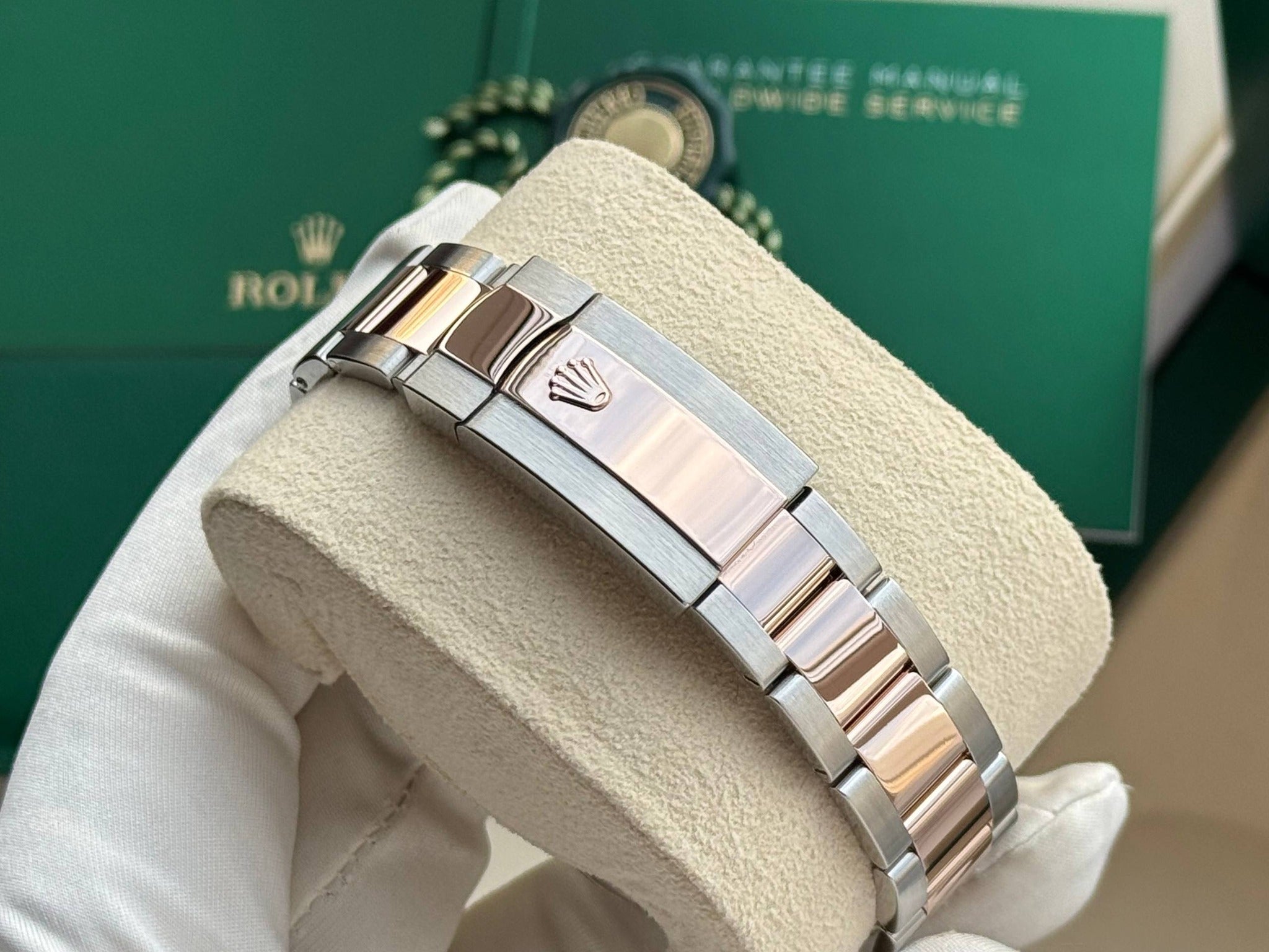 Rolex Datejust 36mm Stainless Steel and Rose Gold Rose VI IX Roman Oyster