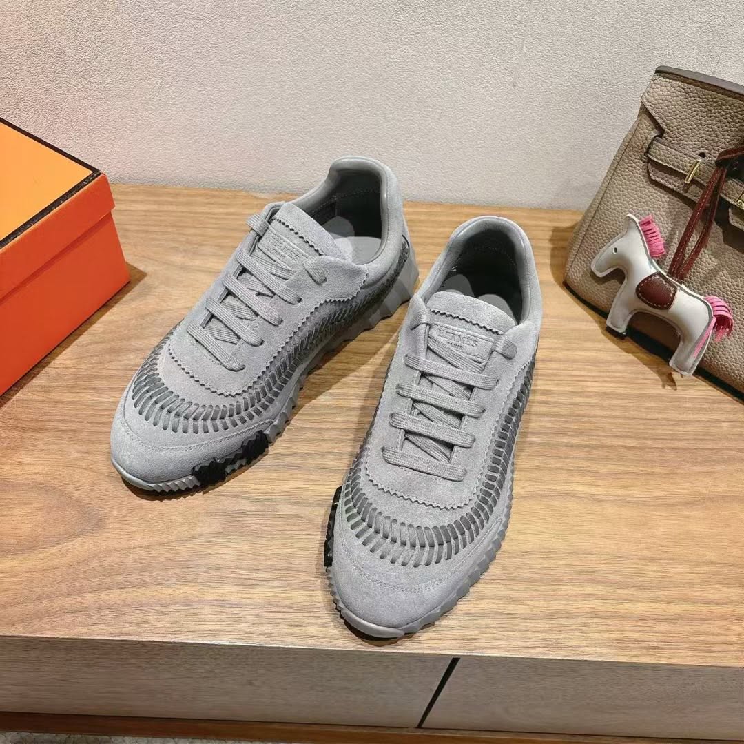 Hermes 2026 Bouncing Sneaker Suede