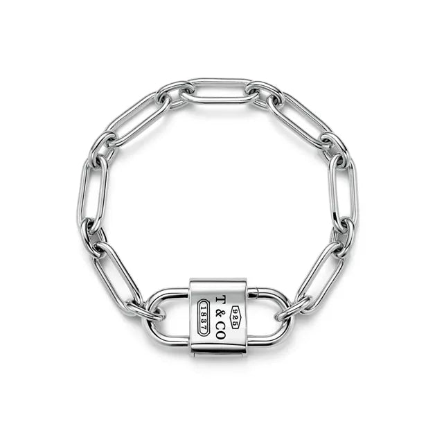 Tiffany & Co. 1837 Double Lock Bracelet