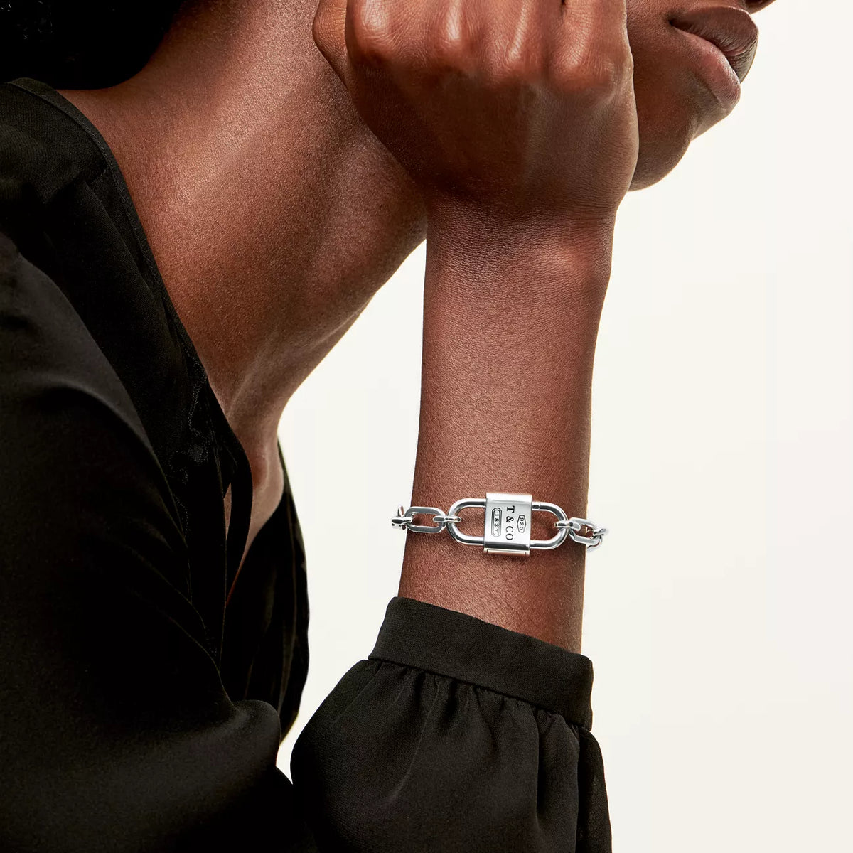 Tiffany & Co. 1837 Double Lock Bracelet