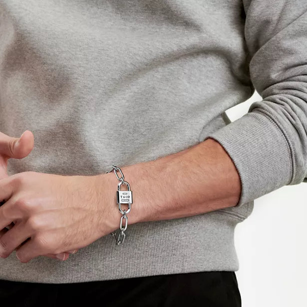 Tiffany & Co. 1837 Double Lock Bracelet
